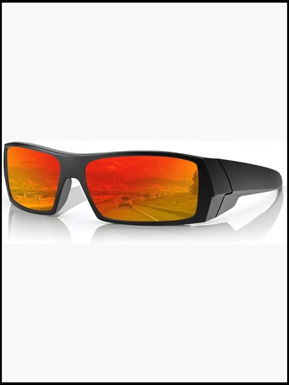 Polarized Z87 Wrap Around Safety Sunglasses UV400 Protection TR90 Frame